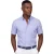 overhemd Ledub Modern Fit korte mouw lichtblauw