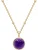 Glanzstücke München Ketting  goud / donkerlila