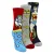 3 Paar Dames Katoenen Novelty Sokken – Wonder Woman Patroon Comfortabele Sokken
