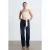 Slim Fit Strapless Bandeau Blouse