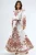 Paisley Print Maxi Jurk met Strikdetail