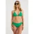 We Fashion Bikini Top Bright Green