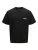 JACK & JONES Shirt ‘JCOUnion’  zwart / wit