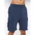 Crosshatch Heren Seagaro Cargo Shorts (Insignia Blauw)