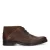 Manfield leren veterschoenen bruin