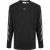 Off White Heren-T-shirt met ronde hals, normale pasvorm en lange mouwen (Zwart, Wit)
