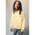 Mango Kids hoodie met backprint – geel