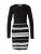 ABOUT YOU Gebreide jurk ‘Penelope’  zwart / wit