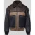Armani Exchange Blouson in leerlook met tweewegritssluiting