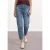 High Waist Barrel Leg Jeans in Loose Fit