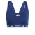 ADIDAS PERFORMANCE Sport bh  donkerblauw / wit