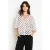 LOLALIZA blouse met stippen – wit