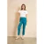 Lofty Manner T-shirt met backprint wit