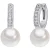 Rafaela Donata Oorbellen  zilver / transparant / parelwit