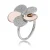 Orphelia Dames 925 Zilveren Ring – Zilver/Roos ZR-7452