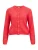 Object Vest Objagate L/s Re Knit Cardigan Noos 23048120 Poinsettia/melange Dames