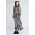 Summum Woman Skirt Dotted Leafs Greys