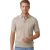 normale fit Thomas Maine poloshirt beige effen katoen
