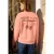 Street One Studio Dames Sweater met lange mouwen en opdruk op de rug in Oranje