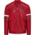 Heren Rood Gewatteerd Leren Biker Racing Jack – Brevik