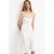 Mango gebloemde midi zomerjurk – wit
