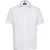 Russell Collection Heren Poplin Easy-Care overhemd met korte mouwen (Wit)