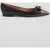 LK Bennett Fl Mabel Eyelet Bow Flat Black