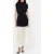 French Connection Zion Pleated Skirt Dress Black/porcelain Crea