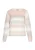 Usha Trui  turquoise / donkergrijs / rosa / wit