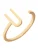Design Letters Ring  goud