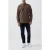 French Connection Corduroy Long Sleeve Shirt Khaki