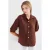 Oversized Crepe Shirt met Knopsluiting