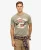 Superdry Mannen Vintage Logo Tokyo T-shirt met Relaxte Pasvorm Khaki
