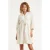 Smashed Lemon Witte jurk met subtiele multicolor details en ceintuur |