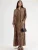 Hiccup Blousejurk  camel / chocoladebruin / zwart