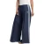 Adidas Denim Pleats Wide Leg Joggers Broeken Dames – Blauw –