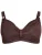 Swim by Zizzi Bikinitop ‘Basic’  donkerbruin