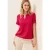Cecil Dames Blouse van viscose met gespleten hals in Rood
