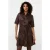 EsQualo Dress Vegan Leather Chocolate