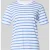 comma T-shirt in all-over look met ronde hals