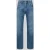 Levi’s® wide leg fit jeans van mix van katoen en linnen model ‘555®’