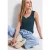 Street One Dames Top met hartvormige halslijn in Turquoise