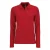SOLS Dames/Dames Perfect Pique Poloshirt met Lange Mouwen (Rood)