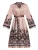 JIORO Oversized jurk ‘GRAFFITI POWDER’  gemengde kleuren