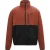 Regatta Heren Frankie Colour Block Full Zip Fleecejack (Baksteen rood/zwart)