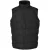 Slazenger Heren Logo Gevoerde Gilet (Zwart)