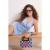TRENDYOLMİLLA Dames Blauw Effen Kort / Mini Mouwloos Strandkleding Bodycon Strandjurken