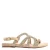 Unisa Comic_Ks suède sandalen met strass beige
