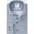 R2 Amsterdam Overhemd heren Blauw Printed single technical knit 134.WSP.008/010