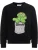 Carlo Colucci Sweatshirt ‘Defabianis’  geel / lichtgroen / zwart / wit
